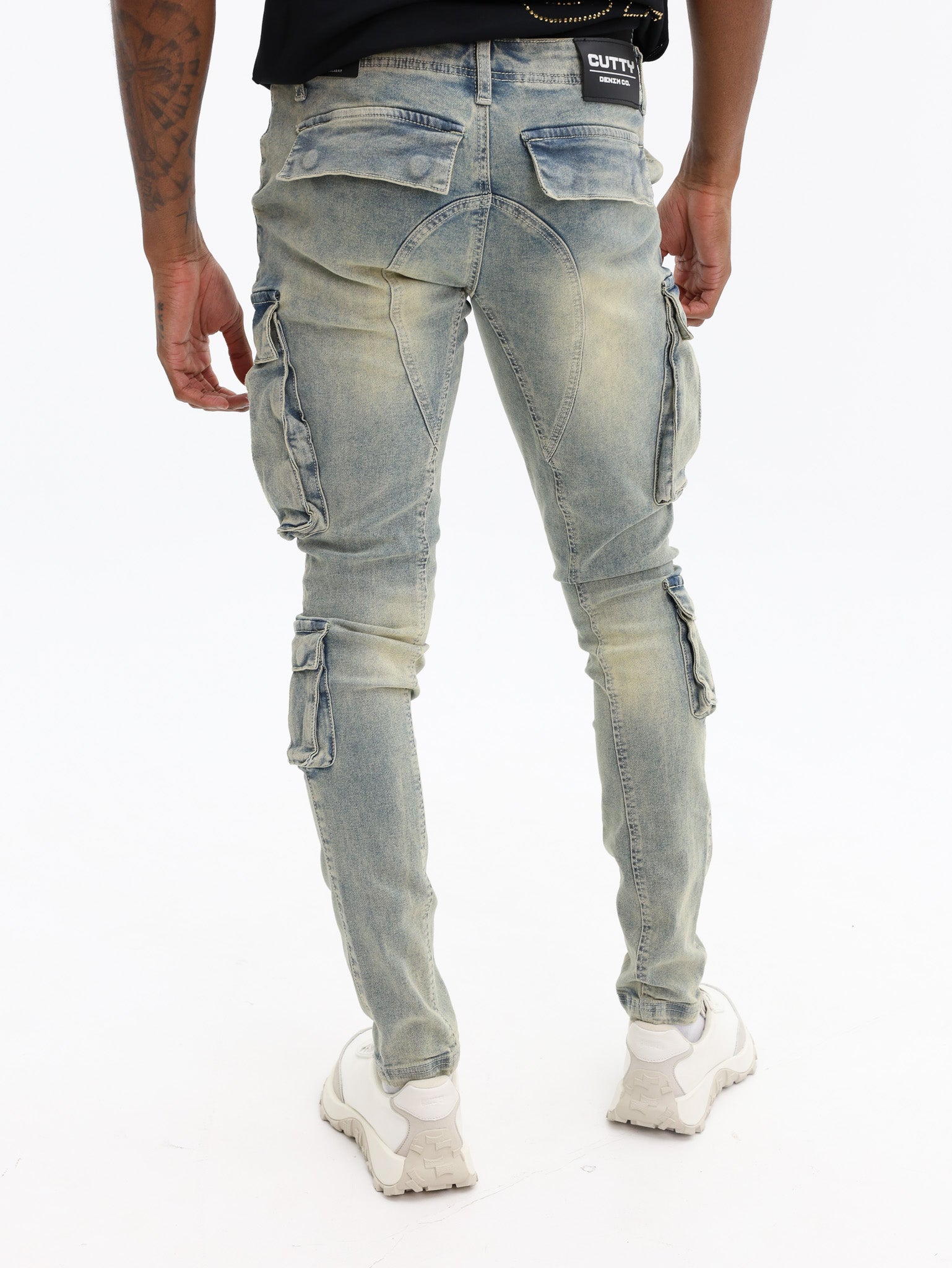 Cutty Cargo Pants Denim Tint